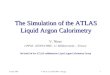 The Simulation of the ATLAS Liquid Argon Calorimetry