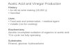 Acetic Acid and Vinegar Production