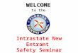 Intrastate New Entrant  Safety Seminar