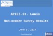 APICS-St. Louis  Non-member Survey  Results