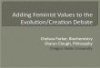 Adding Feminist Values to the Evolution/Creation Debate