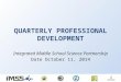 Quarterly Professional Development