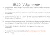 25.10  Voltammetry