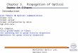 Chapter 3.  Propagation of Optical Beams in Fibers