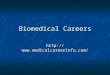 Biomedical Careers