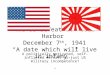 The US defeat at Pearl Harbor  December 7 th , 1941 “A date which will live in infamy.”