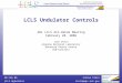 LCLS Undulator Controls