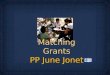 Matching Grants PP June Jonet