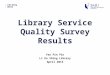 Library Service Quality Survey Results
