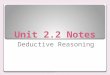 Unit 2.2 Notes