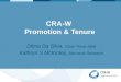 CRA-W  Promotion & Tenure
