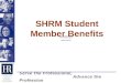 SHRM Student Member Benefits