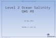 Level 2 Ocean Salinity QWG #8