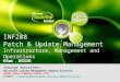 INF208 Patch & Update Management Infrastructure, Management and Operations