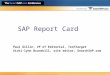 SAP Report Card