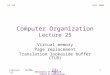 Computer Organization Lecture 25