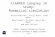 CLARREO Langley IR Study: Numerical simulation