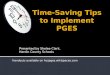 Time-Saving Tips to Implement PGES