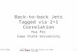 Back-to-back Jets Tagged via 2+1 Correlation