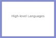 High-level Languages