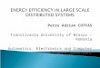 ENERGY EFFICIENCY IN LARGE SCALE DISTRIBUTED SYSTEMS