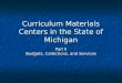 Curriculum Materials Centers in the State of Michigan