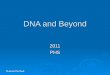 DNA and Beyond