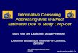 Informative Censoring Addressing Bias in Effect Estimates Due to Study Drop-out