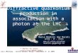 Diffractive quarkonium production in association with a photon at the LHC *