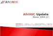 AfriNIC  Update Manila, APNIC-27