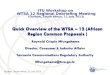 Quick Overview of the WTSA – 12 (African  Region Common Proposals )