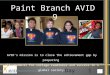 Paint Branch AVID 9