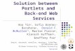 A PERMIS-based Authorization Solution between Portlets and  Back-end Web Services