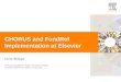 CHORUS and  FundRef Implementation at Elsevier