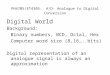 PH4705/ET4305: A/D: Analogue to Digital Conversion