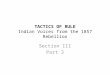 TACTICS OF RULE Indian Voices from the 1857 Rebellion