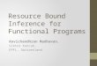 Resource Bound Inference for Functional Programs