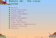 Module 20:  The Linux System
