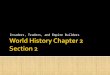 World History Chapter 2 Section 2