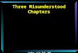 Three Misunderstood Chapters John 13:33-38