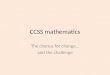 CCSS mathematics