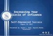 Increasing Your  Circle of Influence