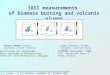 IASI measurements  of biomass burning and volcanic plumes