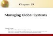 Managing Global Systems