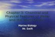 Chapter 3: Chemical and Physical Features of Water and the World Ocean