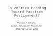 Is America Heading Toward Partisan Realignment?