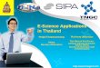 E-Science Applications  in Thailand
