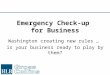 Emergency Check-up  for Business