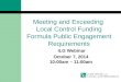 Meeting and Exceeding  Local Control Funding Formula Public Engagement Requirements
