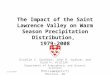The Impact of the Saint Lawrence Valley on Warm Season Precipitation Distribution,  1979-2008